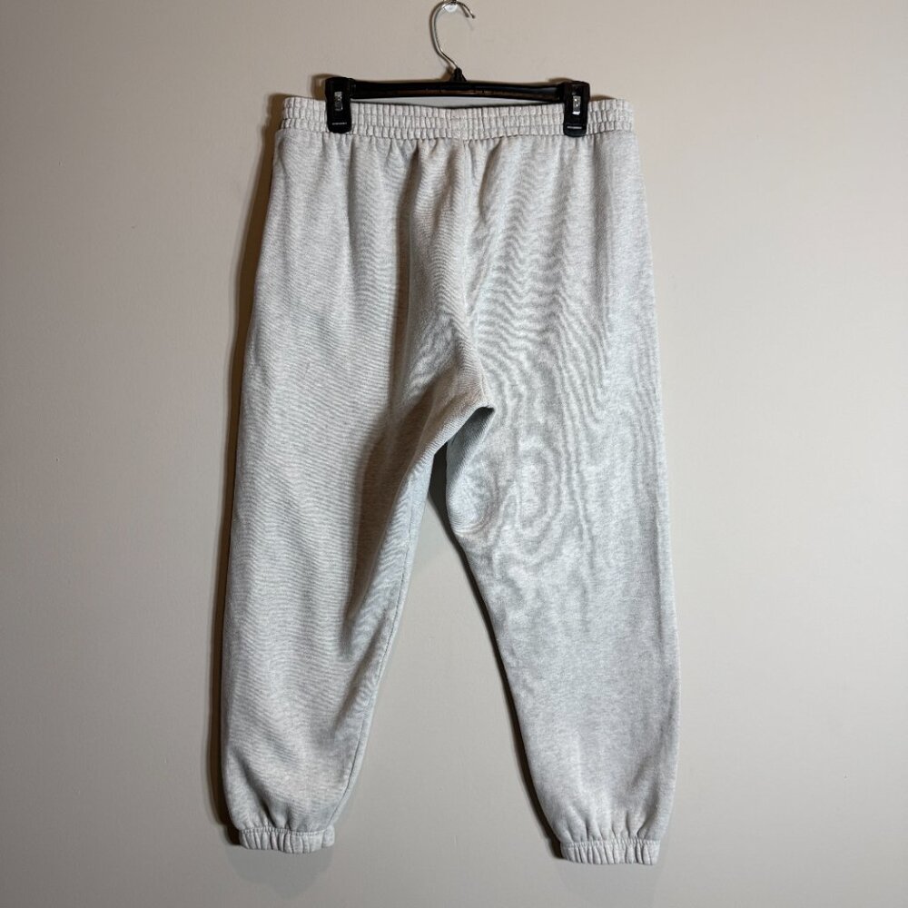 PINK Victoria's Secret Floral Embroidered Fleece Jogger Sweatpants Women's Large - Picture 4 of 11
